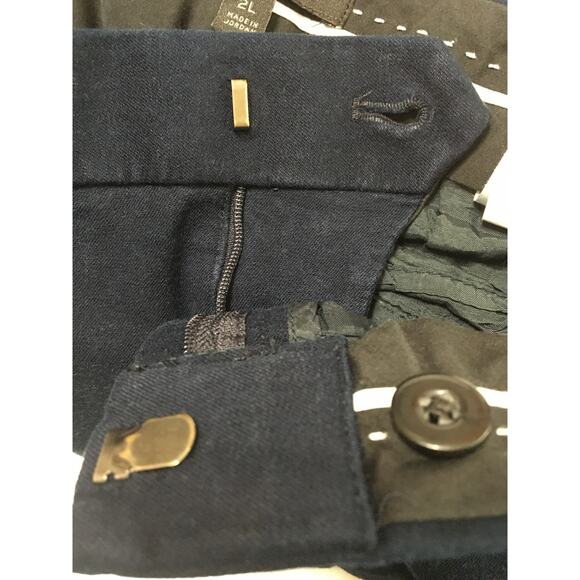 Banana Republic Sloan 2L Navy Blue Pants With 2 Small Pockets Front & Back - Picture 5 of 5